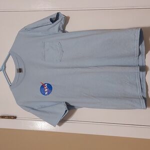 Light Blue Short sleeve Nasa T-shirt